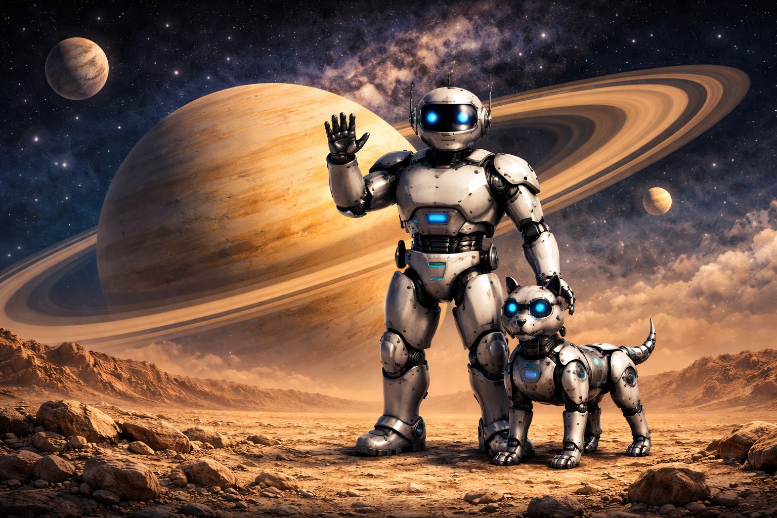 Robot auf Saturn